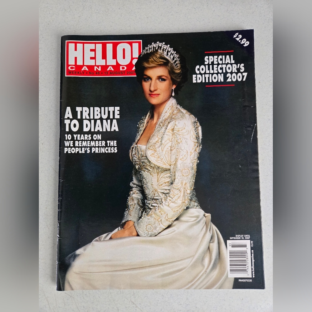 Hello Canada Magazine Princess Diana Tribute